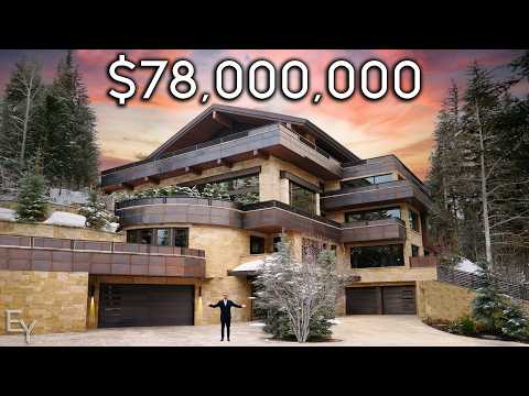 Touring the MOST EXPENSIVE Mega Mansion in Vail, Colorado!