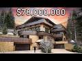 Touring The MOST EXPENSIVE Mega Mansion In Vail Colorado