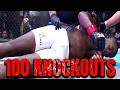 TOP 100 MMA BRUTAL KNOCKOUTS From 2025