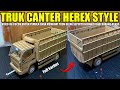 Membuat Miniatur Truk CANTER Dari Kardus Standar Full Mbois Truk Trukoleng Truck Handmade