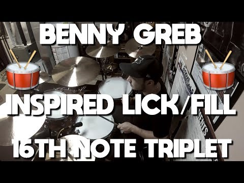 Benny Greb Inspired 16th Note Triplet Lick/Fill