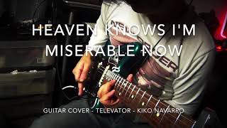 Video thumbnail for Heaven Knows I'm Miserable Now Guitar Cover with Fender Vintera '60s Jaguar in Ocean Turquoise by Francis Navarro - TelevatorMuzak