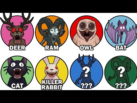 All Monsters Explained in 4 Minutes | 99 Nights In The Forest