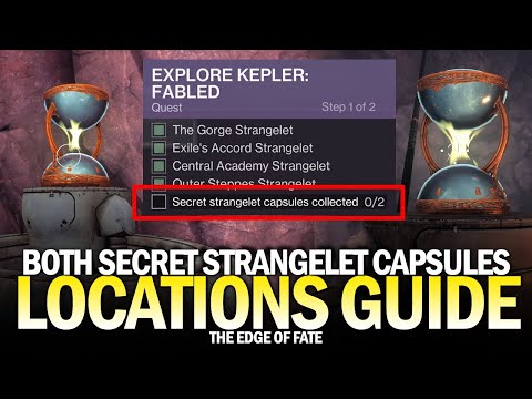 Secret Strangelet Capsule Locations Guide - Fabled Explore Kepler Quest [Destiny 2]