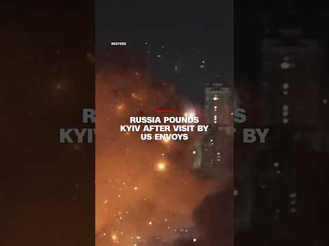 Russia pounds Kyiv after visit by US envoys