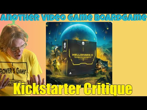HELLDIVERS 2: The Board Game - Wonder if it has minis!?  - Kickstarter Critique Review