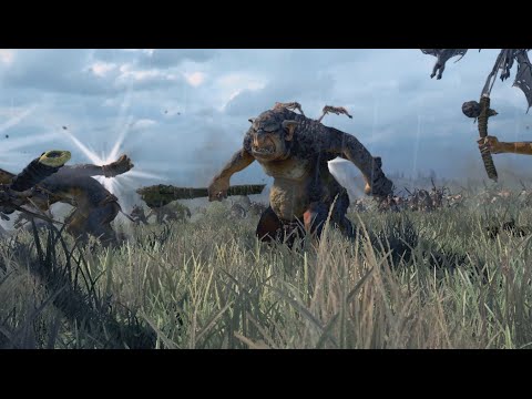 4000 Dwarf Ironbreakers VS Monsters & Beasts Blood Warhammer Total War