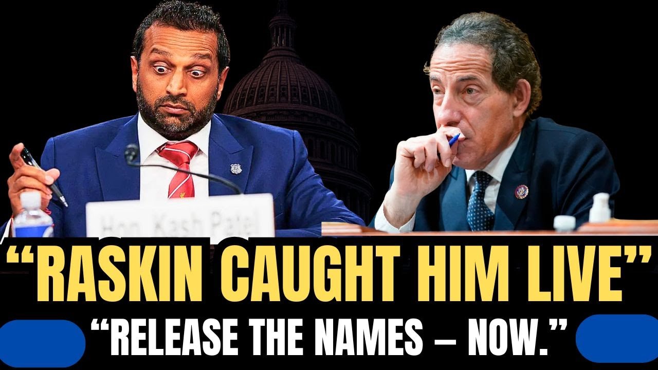 RASKIN DESTROYS KASH PATEL: Epstein Cover-Up EXPOSED on Live TV