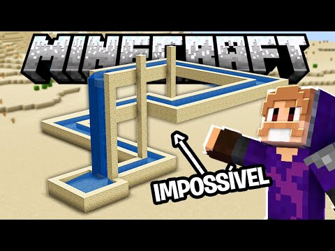 A CASCATA IMPOSSÍVEL! (ILUSÃO DE ÓTICA) NO MINECRAFT 1.17 #119 CREATIVESQUAD