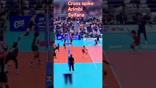 Download lagu cross spike Arimbi #volleyball #bolavolismash #pk mp3