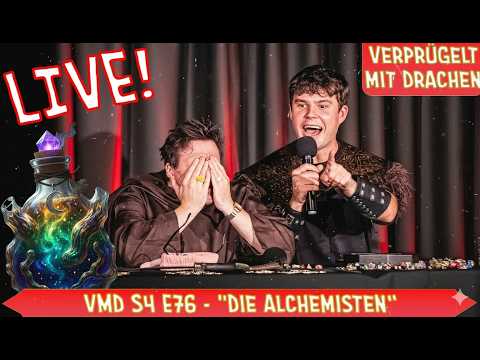 Pen & Paper | Verprügelt mit Drachen | S4 E76 | Die Alchemisten feat. Hinnerk Köhn  #live #dnd5e