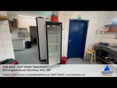 Established hot food takeaway in prime town centre location with high levels of passing traffic
