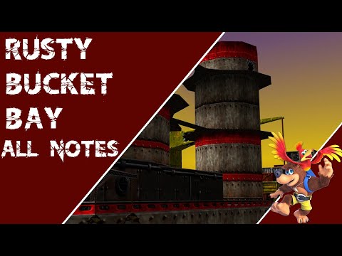Banjo-Kazooie - Rusty Bucket Bay - All 100 Note Locations