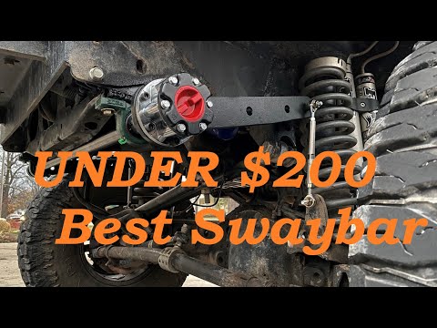 HOW TO BUILD THE BEST (OFFROAD SWAYBAR) CHEAP