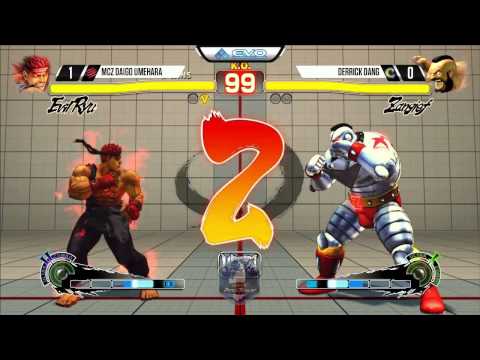 Daigo (Evil Ryu) vs Derrick Dang (Zangief) - EVO 2015 USF4 Pools - 720p/60fps