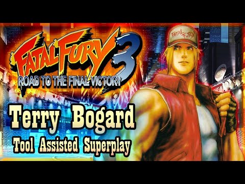 【TAS】FATAL FURY 3: ROAD TO THE FINAL VICTORY - TERRY BOGARD ALL RANK S (WITH RED LIFE)
