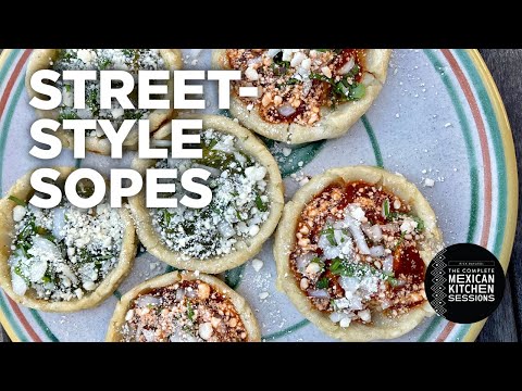Rick Bayless Sopes: Street-Style Sopes