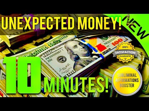 🎧RECEIVE UNEXPECTED MONEY IN 10 MINUTES! MIRACLE SUBLIMINAL AFFIRMATIONS BOOSTER! - REAL RESULTS!