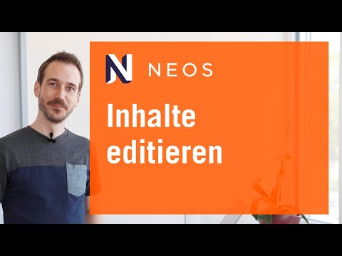 Inhalte einfügen und editieren im Neos CMS