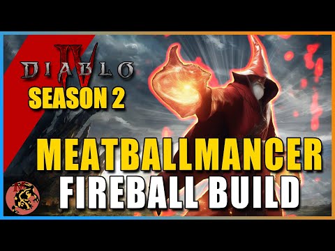 Diablo 4 - HIGHEST DAMAGE INVINCIBLE Sorcerer Endgame Build - EASY  NM100 & All Bosses | Fireball