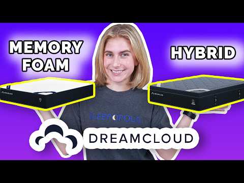 DreamCloud Classic Memory Foam Vs Hybrid Mattress Comparison - Which Is Right For You??