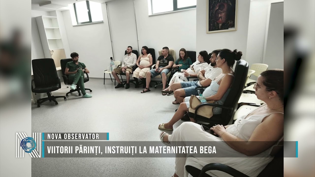 Viitorii părinți, instruiți la Maternitatea Bega