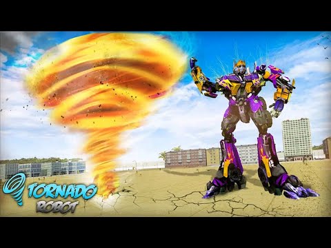 Transformers Tornado Robot Car Transformation Games 2021: Car Robot Tornado Game - Android Gameplay