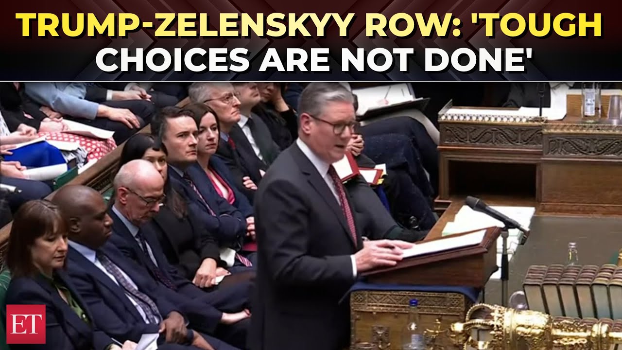 Keir Starmer speaks to UK Parliament after Trump-Zelensky Oval office spat