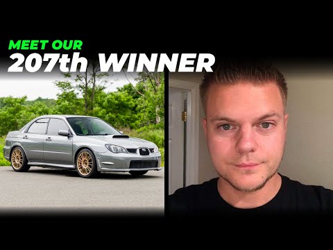 Meet our 207th Winner Brandon Loomis from Colorado Springs, Colorado who Won our Subaru STI Hawkeye
