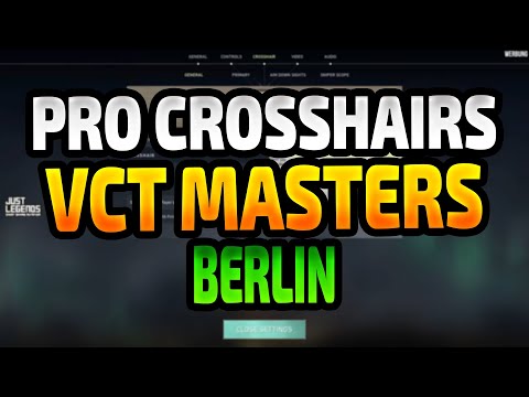 PRO Crosshairs von den VCT Masters Spieler. (nAts, keloqz, TenZ uvm.)