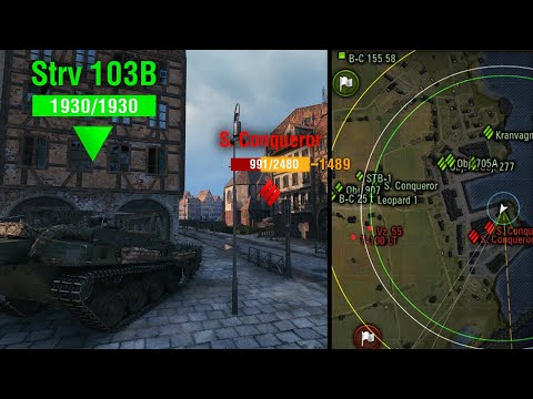 Strv 103B is MEANT to be AGGRESSIVE
