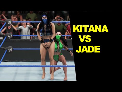 WWE 2K19 Kitana vs Jade - Extreme Rules