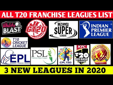 LIST OF ALL THE T20 FRANCHISE LEAGUES OF THE WORLD | IPL 2023