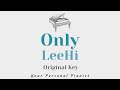 Only - LeeHi (Original Key Karaoke) - Piano Instrumental Cover with romanized lyrics