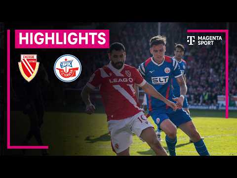 Energie Cottbus - Hansa Rostock | Highlights 3. Liga | MAGENTA SPORT