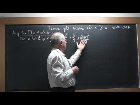 1/2 1577 Clasa 9 Inegalitatea lui Titu Andreescu si a mediilor folosite la alte inegalitati