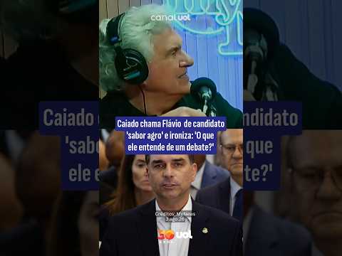 Caiado diz ser ‘agro raiz’ e critica Flávio Bolsonaro: ‘Candidato sabor agro’