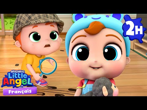 Baa Baa Mouton Noir perd sa laine | Little Angel | Aventures en Famille