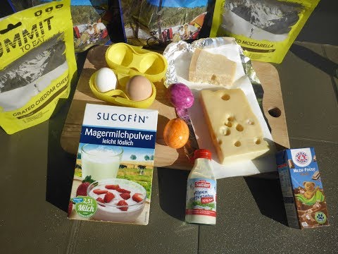 Produktinfos für die Outdoorküche 4 - Milch, Käse + Ei