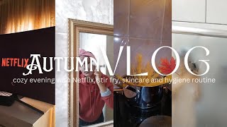 Cozy Night Routine | Autumn is here, cooking, shower routine