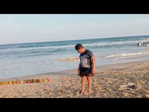 Sumanth at beach in Lingasamudram