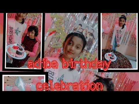 my birthday celebration|decoration💜|adiba VLOG.