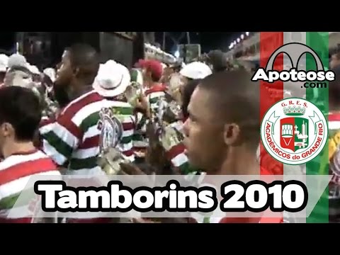 Grande Rio 2010 - Desenho de tamborim - Ensaio técnico