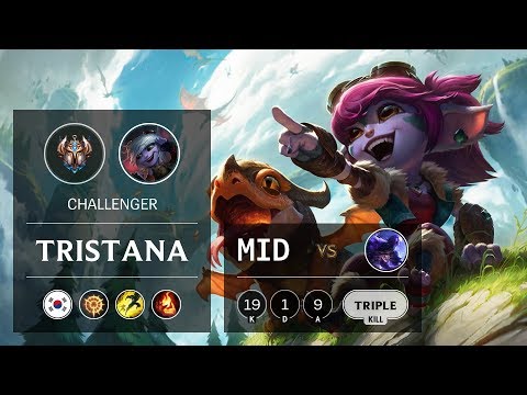 Tristana Mid vs Ryze - KR Challenger Patch 9.23