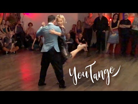  Sara Grdan  and  Ivan Terrazas  are  dancing  to  the  tango  "  La Bruja  "  by  Juan D'Arienzo  in  2019