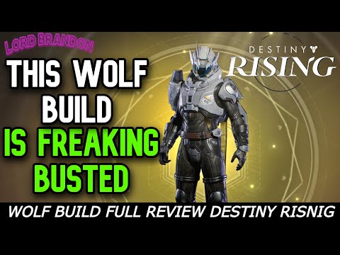 THIS WOLF BUILD IS ABSOLUTELY DISGUSTING 😱🔥#destinyrising