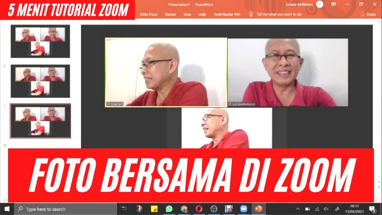ZT#26. FOTO BERSAMA DI ZOOM MEETING | 5 MENIT TUTORIAL