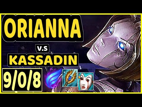 PRETTY (ORIANNA) vs KASSADIN - 9/0/8 KDA MID GAMEPLAY - EUW Ranked MASTER