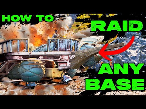 How To EASILY Raid ANY Base In Ark Survival Ascended Using a Zeppelin!!!