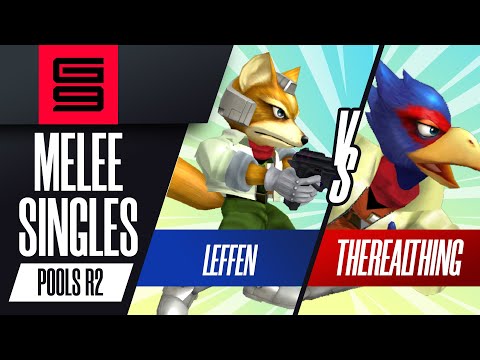Leffen (Fox) vs TheRealThing (Falco) - Melee Singles Pools Winners Semi-Final  - Genesis 9